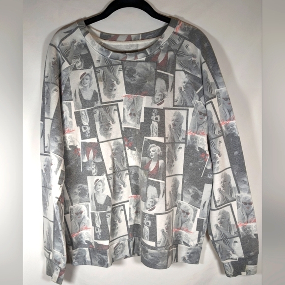 Marilyn Monroe Tops - Marilyn Monroe Signature Cotton Blend Sweatshirt Size Large (11-13)
